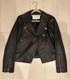 ノーカラー レザージャケット