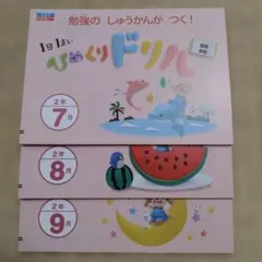 【ポピー】2023年度　2年生　ひめくりドリル　3冊セット
