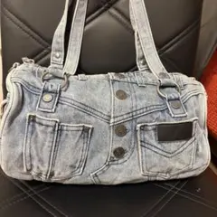 【未使用】Desigual デニム ボストンショルダーバッグのサムネイル