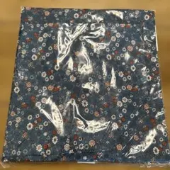 花柄プリントエプロンフリーサイズ