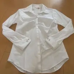 洋服の青山 Nライン n-line Precious 長袖シャツ ホワイト 9号のサムネイル