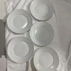 [未使用]ベッキオホワイトプレート 未使用保管品 リチャードジノリ ベッキオホワイト プレート 2枚