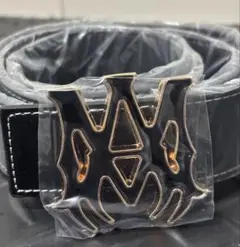AMIRI ブラックゴールドベルト　縫い目黒➕500円