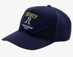 HOCKEY ロゴ刺繍 キャップ 帽子 ホッキー ネイビー