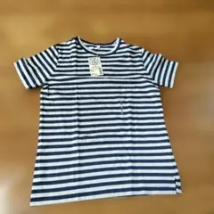 【未使用タグ付き】無印良品 綿100%　ボーダー半袖 Tシャツ Sサイズ