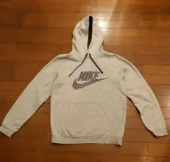 Nike グレー フード付きパーカー S