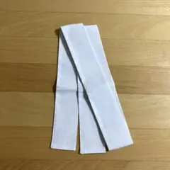【新品未使用】はちまき　白色　ハチマキ　白組　運動会　応援団　しろ　たすき