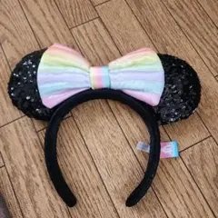 ディズニーカチューシャ　ミニー　40周年