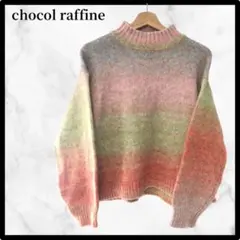 【フォロー割あり‼️】chocol raffine ニット フリー　カラフル