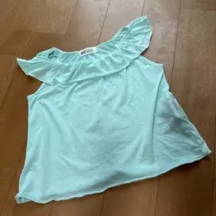 H&Mオフショルダーカットソー　kidsのサムネイル