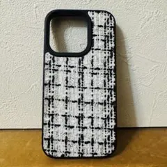 iPhone15pro ケース チェック柄 新品