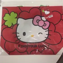 韓国限定 セブンイレブン ハローキティ エコバッグ 赤色 キティちゃんのサムネイル