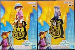 け*け様 ズートピア フィギュア ニック・ジュディ2種セット