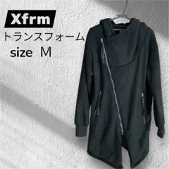 良品 Xfrm トランスフォーム アシンメトリー トリック コート フード