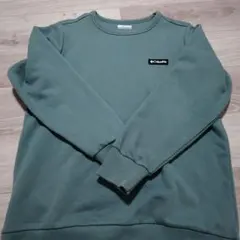 【超美品】Columbia クルーネック スウェット グリーン L
