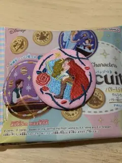 Disney 刺繍缶バッチ　ディズニー　眠れる森の美女　オーロラ姫