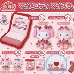 サンリオ マイメロディ マイスウィートピアノ 一番くじ 8 フラットポーチ