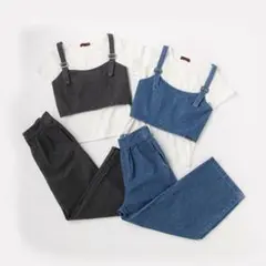 【新品】ラブトキ ワイドパンツ 2セットアップのサムネイル