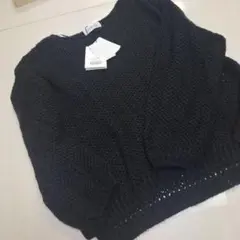 最終値下げ新品アルページュストーリースパンコール鍵編みニット