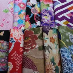 20✕10cmサイズ和柄生地ハギレ10枚セット（275）