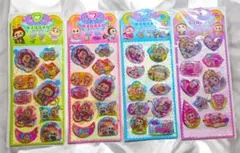 ラブブウォーターシール4枚