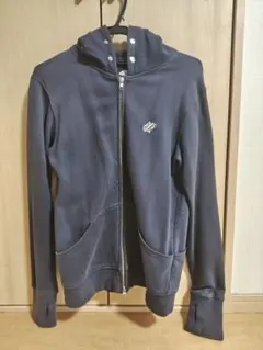 ダークブルー フルジップパーカー