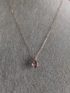 GSTV K18PGモルガナイトブラウンダイヤモンドペンダントトップ