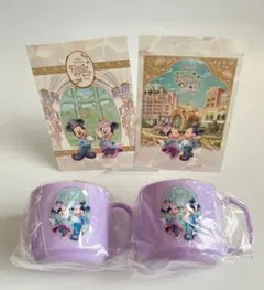 ディズニー ファンタジースプリングスホテル アメニティ コップ ポストカード付き