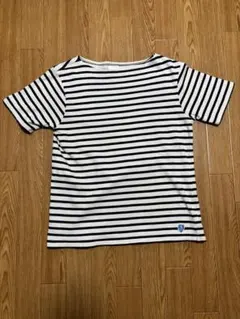 ORCIVAR(オーシバル) ボーダー柄　半袖Tシャツ ホワイト/ブラック