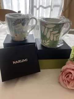 未使用❤️NARUMI フローラルパラダイス マグカップ 2個セット 箱付き