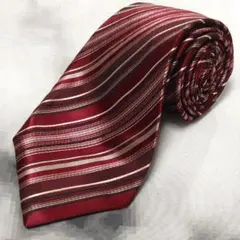 アルチザン ARTISAN 微光沢 ネクタイ 斜めストライプ レジメンタル