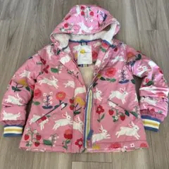 Mini Boden うさぎ柄 フード付きジャケット 6-7Y 122cm