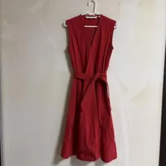 UNIQLO ルメール シアサッカーワンピース　レッド