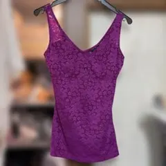 GUESS レースキャミソール 紫 Sのサムネイル
