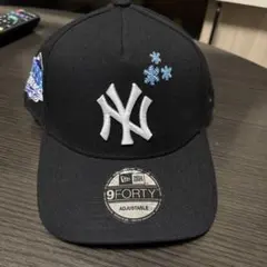 未使用　NEWERA キャップ NY ヤンキース　スナップバック　ブラック　黒