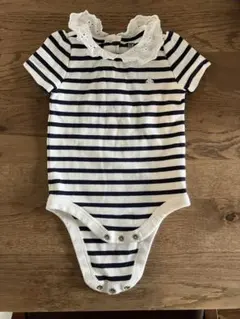 baby GAP ストライプロンパース 6〜12ヶ月