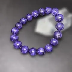 【高品質】天然石パワーストーン　チャロアイトブレスレット　10㎜