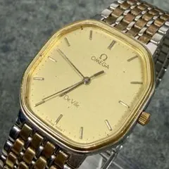 【稼働品】OMEGA デヴィル オクタゴン クォーツ 腕時計 コンビ 純正ブレスのサムネイル