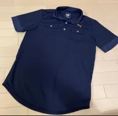 プーマゴルフ　ポロシャツ　ネイビー　ＸＬ