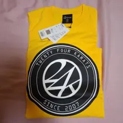 24karats イエロー Tシャツ S長袖