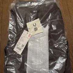 新品ユニクロC 2025SS コットンショートブルゾン ダークブラウンXSサイズ