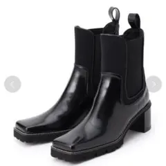 新品　Mサイズ　ESPERANZA サイドゴアブーツ ブラック　合皮