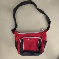Champion ショルダーバッグ レッド ブラック　00s y2kのサムネイル