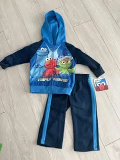 アメリカ購入セサミストリート12Mセット未使用エルモ2015年ヴィンテージ