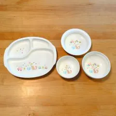   食器セット ウサギデザイン ウサギデザイン 子ども用食器セット（なかよしうさぎ） - メルカリ