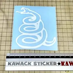 蛇 ステッカー snake black album