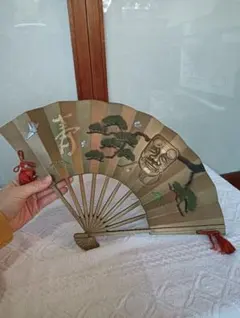 骨董品 江戸時代 折り畳み式扇子 金箔貼り 2026年最新】扇子骨董の人気