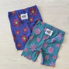 litc link@ しまむら　スパッツ　バイカーパンツ　90 2色セット