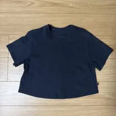 lululemon lab クロップド丈 半袖Tシャツ ブラックのサムネイル
