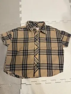 POLO Baby チェック柄 半袖シャツ 100